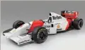  ??  ?? 1993 Mclaren MP4/8A is one of two ex-senna cars at Bonhams in Monaco