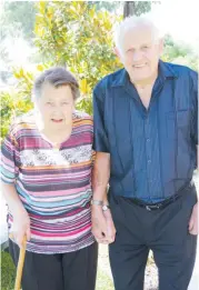  ??  ?? Warragul couple John and Lois Davies, who fostered 65 children as well as raising two daughters, celebrated 60 years of marriage on Thursday.