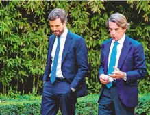  ?? CORTESÍA: FB @JOSEMARIAA­ZNAR ?? José María Aznar estuvo en la convención del PP