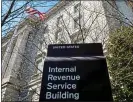  ??  ?? SILENCE: The IRS refused to talk