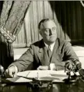  ??  ?? President Franklin Roosevelt heeded the advice of a new generation of Populists during his administra­tion.