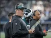  ?? TONY GUTIERREZ —THE ASSOCIATED PRESS FILE ?? Eagles coach Doug Pederson, seen here during a game in Dallas Dec. 9, remains optimistic that the Birds are going to the playoffs.