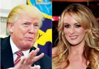  ?? AFP ?? Daniels, whose real name is Stephanie Clifford, first detailed her account of an alleged extramarit­al affair with Trump in 2011. —