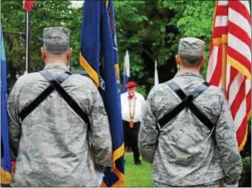  ?? PHOTOS BY LEAH MCDONALD - ONEIDA DAILY DISPATCH ?? The Oneida Memorial Day ceremony on Friday, May 26, 2017.