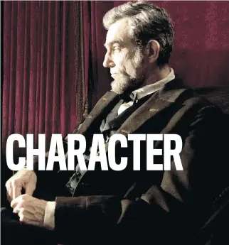  ?? POSTMEDIA FILES ?? Daniel Day-Lewis won his third Academy Award portraying Abraham Lincoln in the film Lincoln — the only actor to have won three male best acting Oscars.