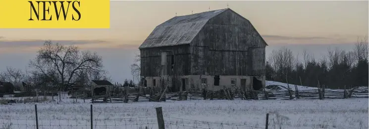  ?? PHOTOS: TYLER ANDERSON / NATIONAL POST ?? Accused serial killer Bruce McArthur spent his early years on this property near the hamlet of Argyle in Kawartha Lakes, Ont. He want to high school in nearby Fenelon Falls.