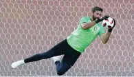  ?? Reuters file ?? Brazil’s Alisson during training. —