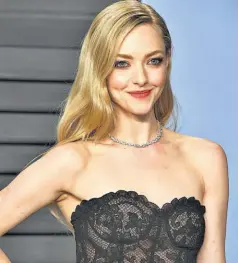  ??  ?? La actriz Amanda Seyfried habló de por qué, en sus inicios, decidió embarcarse en ganarse un espacio en la industria del modelaje.