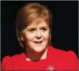  ?? PAUL ELLIS/AFP ?? Scotland’s First Minister Nicola Sturgeon.