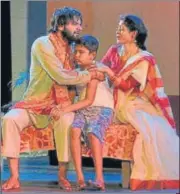  ?? PIX: DEEPAK GUPTA ?? Scene from the play ‘Maa’ staged at SNA recently