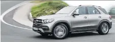  ?? MERCEDES-BENZ ?? The 2020 Mercedes-Benz GLE is taller, longer and wider than the third-generation M-class it’s replacing.