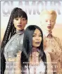  ?? Picture:AART VERRIPS ?? BREAKING BARRIERS: The cover of the new Glamour magazine featuring lawyer and activist Thando Hopa, rapper Nadia Nakai, and its new editor-in-chief Asanda Sizani.