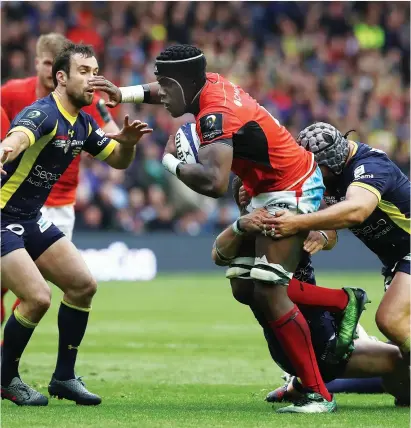  ?? PICTURE: Getty Images ?? Battle royal: Saracens take on Clermont in the pool this season