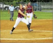  ?? PHOTO BY PETER WALLACE ?? Pitcher Ali DuBois gave up just three hits in Torrington’s Class L second round state tournament win over Rockville Wednesday at Torrington High School.
