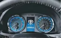  ?? PHOTO: TOYOTA ?? Sport Gauge Cluster with Colour Multi-Informatio­n Display.