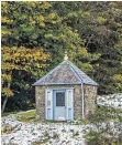  ??  ?? Earthquake House, in Comrie, was built in 1869.