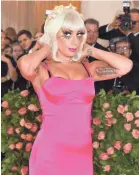  ?? ANGELA WEISS, AFP/GETTY IMAGES ?? Lady Gaga arrives at the Met Gala at the Metropolit­an Museum of Art in 2019.