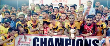  ??  ?? Colombo FC retained the Dialog Champions League