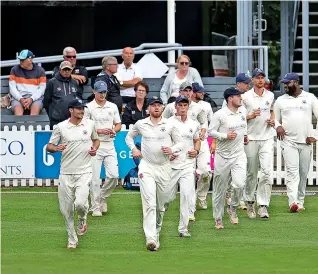  ?? PICTURE: Andrew Linnett Photograph­y ?? Bath captain Sam Mount leads his side out ahead of their National Club Championsh­ip semi-final victory