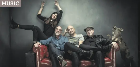 ?? Travis Shinn ?? Paz Lenchantin (left) joined David Lovering, Joey Santiago and Charles “Black Francis” Thompson in the Pixies four years ago.