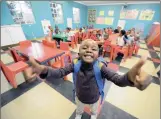  ?? PICTURE: PABALLO THEKISO ?? MILESTONE: Lwandle Hlubi attends crèche for the first time after being diagnosed with a liver condition at birth.