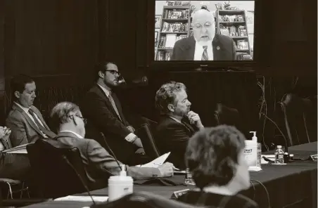  ?? Win McNamee / Associated Press ?? Dr. Robert Redfield, director of the CDC, pleaded with senators to build up the nation’s public health infrastruc­ture.