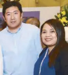  ??  ?? Robinsons Malls regional operations manager Myron Lawrence Yao with RLC corporate public relations manager Lorie Grace Marquez