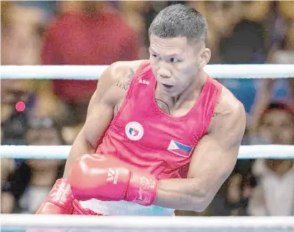  ??  ?? PRO. Boxing prospect Eumir Marcial has yet to secure his pro license from the Games and Amusements Board.