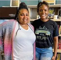  ?? COURTESY ?? Lashanda Green (left) remembers Erica Atkins for her energy and how she wanted to share a love of reading at Birdsong Books in Henry County. Atkins is survived by two children. She was reported missing Sunday, and her body found 10 hours later.