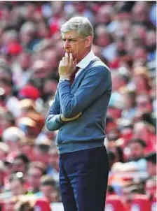  ?? Reuters ?? Wenger was unable to reproduce the magic for Arsenal after the dizzy heights of the first decade.