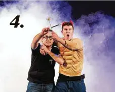  ?? Hobby Center ?? Jefferson Turner and Dan Clarkson star in “Potted Potter,” a Harry Potter parody show.