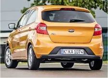  ??  ?? REFINED As part of switch from Indian to European spec, Ford has added more sound deadening, and this is evident instantly; the Ka+ is a very refined car