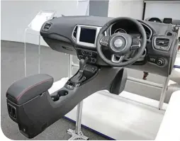  ??  ?? FIS manufactur­es complete foam dashboard and the foam injection technology for Jeep Compass