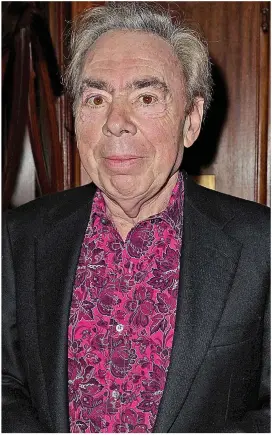  ??  ?? Anger: Lloyd Webber hit out over cuts to music funding