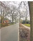  ?? RP-FOTO: POGO ?? Die Straße verbindet Vluyn mit Tönisberg.