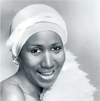  ?? Picture: Afro American Newspapers/Gado/Getty Images ?? HEADSHOT Aretha Franklin in January 1978