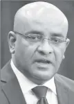  ??  ?? Bharrat Jagdeo