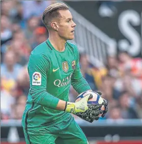  ?? FOTO: EFE ?? Ter Stegen protagoniz­ó varias acciones de mérito