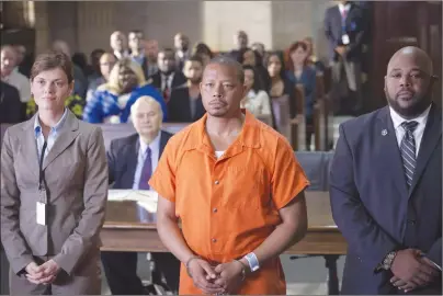  ?? $1 1)050 ?? In this image released by Fox, Terrence Howard portrays Lucious Lyon in the season two premiere of “Empire.” Shomi subscriber­s are preparing to binge watch as they try to figure out their consumer options after word the streaming service is shutting...