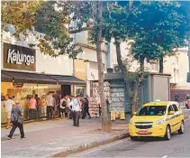  ?? REPRODUÇÃO FACEBOOK ?? Crime aconteceu em loja na principal rua da Tijuca, a Conde de Bonfim