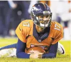 ?? AP ?? Brock Osweiler has spent seven seasons with the Broncos, Texans and Dolphins.