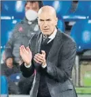  ?? FOTO: SIRVENT ?? Zidane, contento con el triunfo