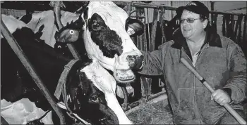  ?? GUARDIAN FILE PHOTO ?? Abe Buttimer, president of the ADL board (2017), has been operating a dairy farm in New Glasgow for some 28 years. He describes Island dairy farmers as a close knit, but competitiv­e, group of hardworkin­g entreprene­urs.