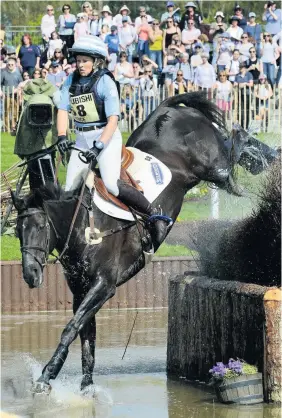  ?? Chas Breton ?? Marlboroug­h-based New Zealander Jonelle Price on her way to winning last year’s Badminton Horse trials with Classy Moet