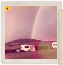  ??  ?? 4 4 Look for the pot of gold! A rainbow brightens the sky over Chapel Carn Brea, Cornwall