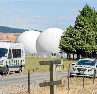  ?? RICKY WILSON/STUFF ?? Waihopai base, near Blenheim, is part of the Five Eyes network. But is that network more important than our trade with China?