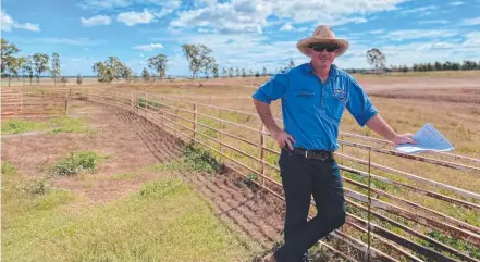  ?? Picture: Contribute­d ?? NEW BUSINESS: Stephen Schmidt is set to open a sheep feedlot at Allora.