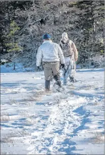  ?? PAUL SMITH PHOTOS ?? Snowshoes can transform winter into a wonderland