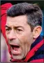  ??  ?? Pedro Caixinha is ready for Progres