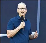  ?? ?? Tim Cook es el consejero delegado de Apple.